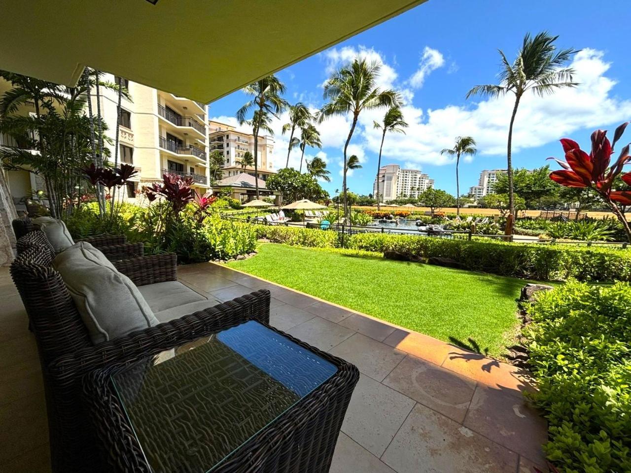 Luxury Ko Olina Beach Rental B105 Ground Floor With Private Garden 1Parking Kapolei Exterior photo